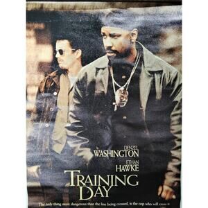 Training Day Movie Canvas Print Movie Poster Denzel Washington (12x18" Unframed)